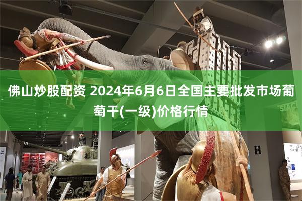 佛山炒股配资 2024年6月6日全国主要批发市场葡萄干(一级)价格行情